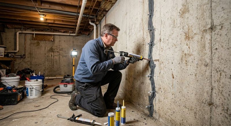 Basement Crack Repair in Anderson, SC