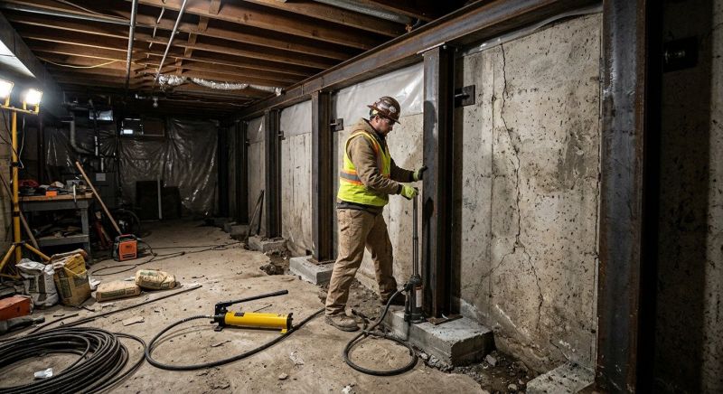 Basement Stabilization in Anderson, SC