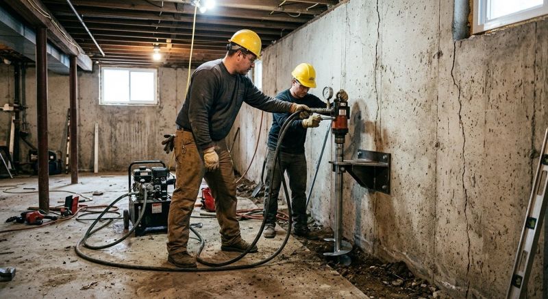 Basement Stabilization in Anderson, SC