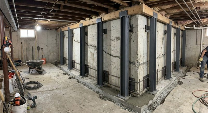 Basement Underpinning in Anderson, SC