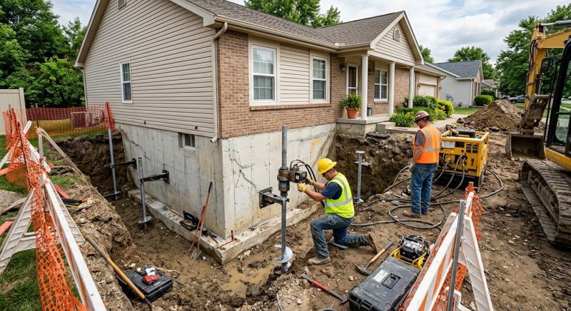 Building Foundation Repair in Anderson, SC