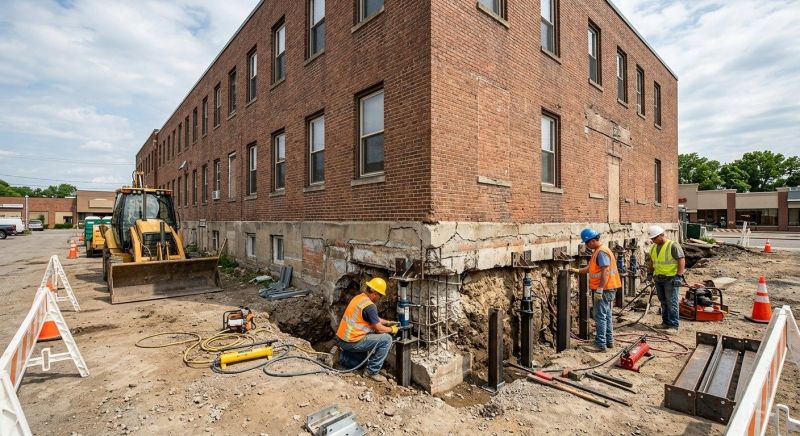 Commercial Foundation Repair in Anderson, SC