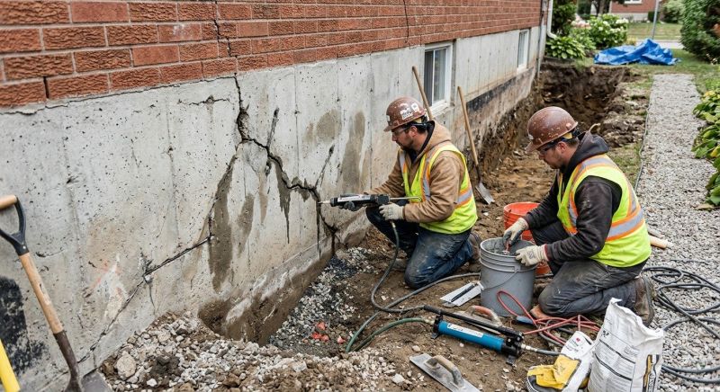 Cracked Foundation Repair in Anderson, SC