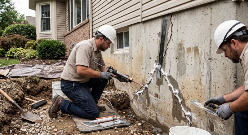 Cracked Foundation Repair in Anderson, SC