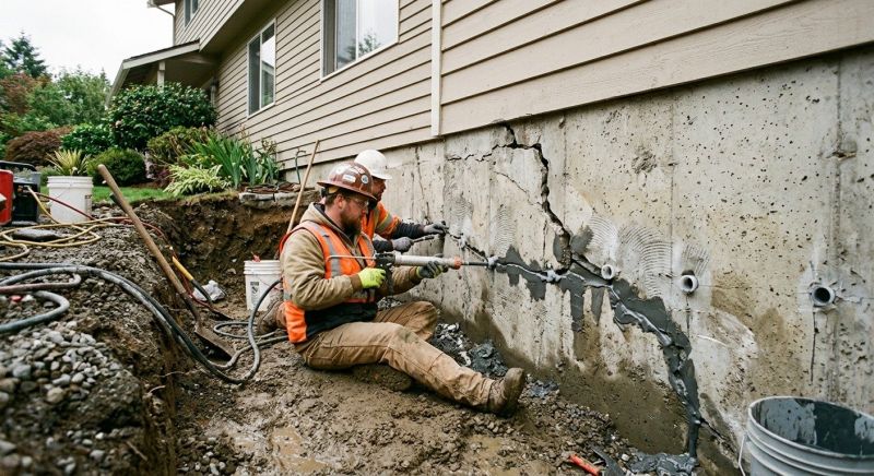 Cracked Foundation Repair in Oconee County, SC