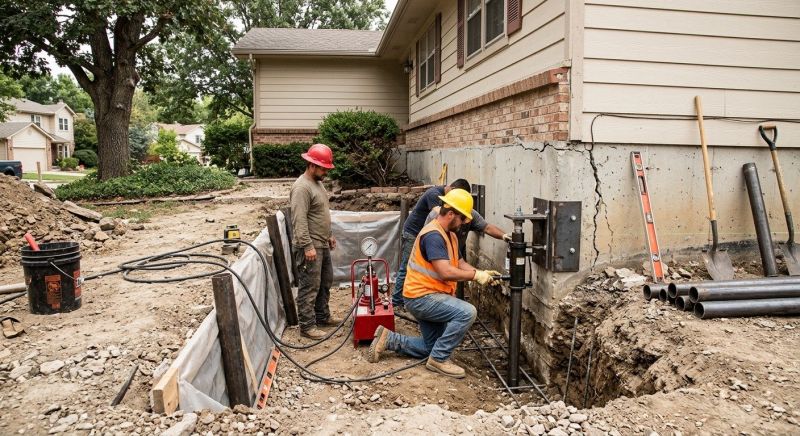Cracked Foundation Repair in Pickens County, SC