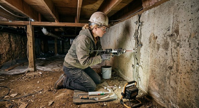 Crawlspace Foundation Repair in Oconee County, SC