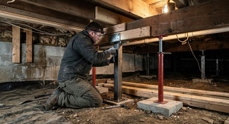 Crawlspace Structural Repair in Anderson, SC