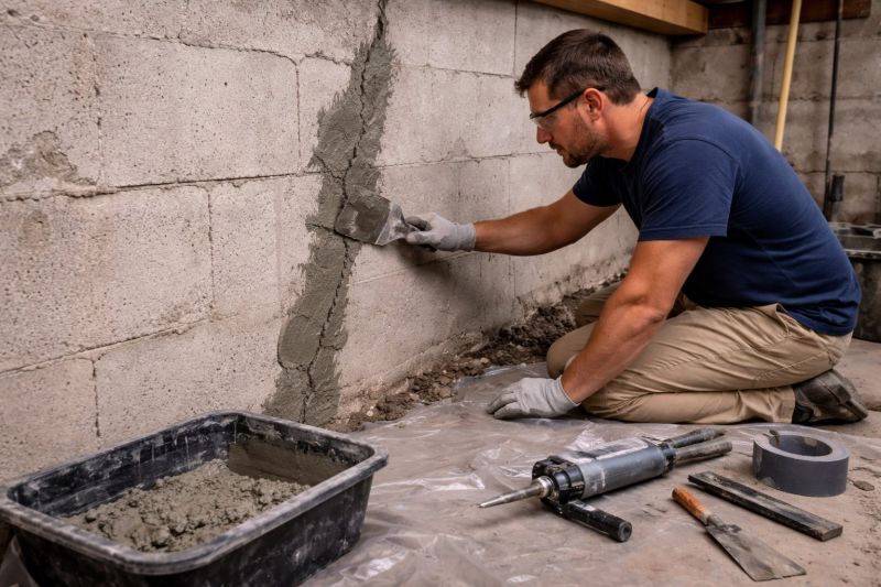 Foundation Crack Repair in Clemson, SC