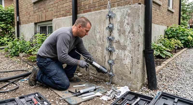 Foundation Crack Repair in Hartwell, GA