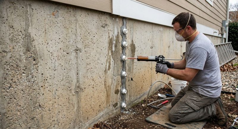 Foundation Crack Sealing in Anderson, SC