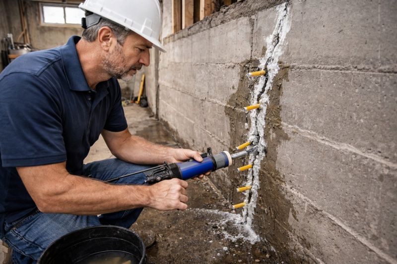 Foundation Crack Sealing in Anderson, SC