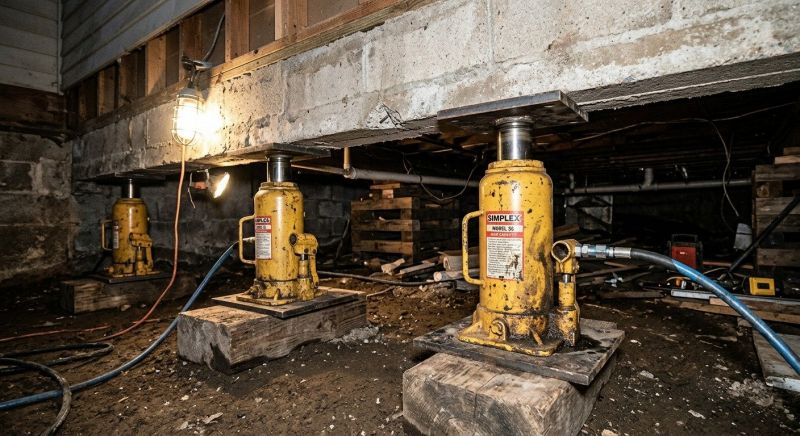 Foundation Jacking in Honea Path, SC