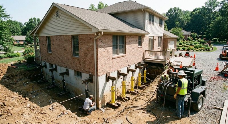 Foundation Jacking in Anderson, SC
