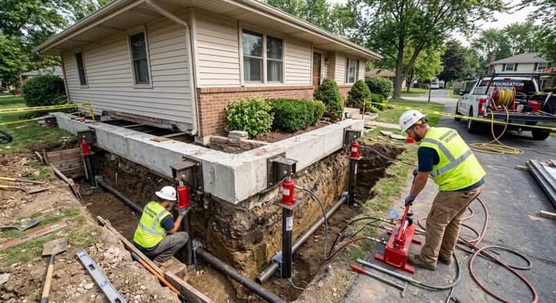 Foundation Jacking in Pickens County, SC