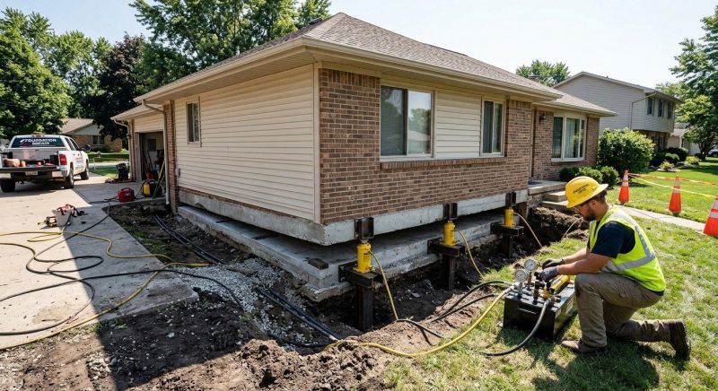 Foundation Lifting in Honea Path, SC