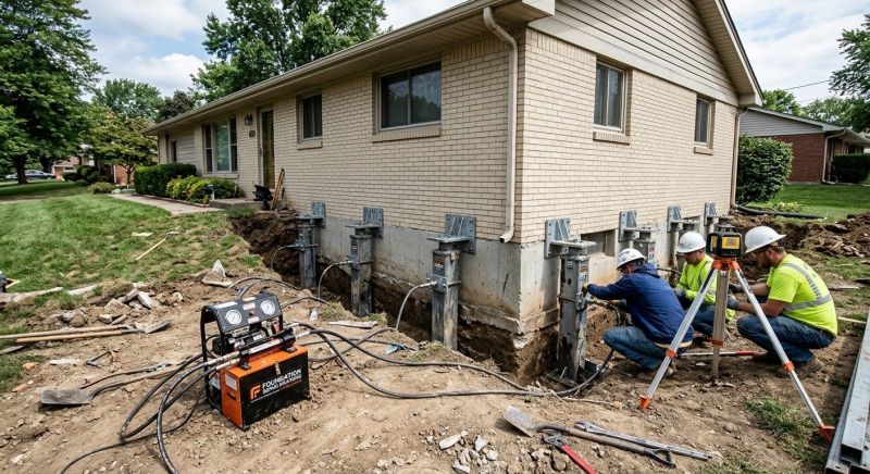 Foundation Pier Leveling in Anderson, SC