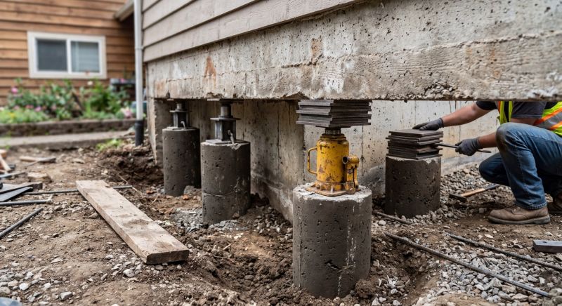 Foundation Pier Leveling in Anderson, SC