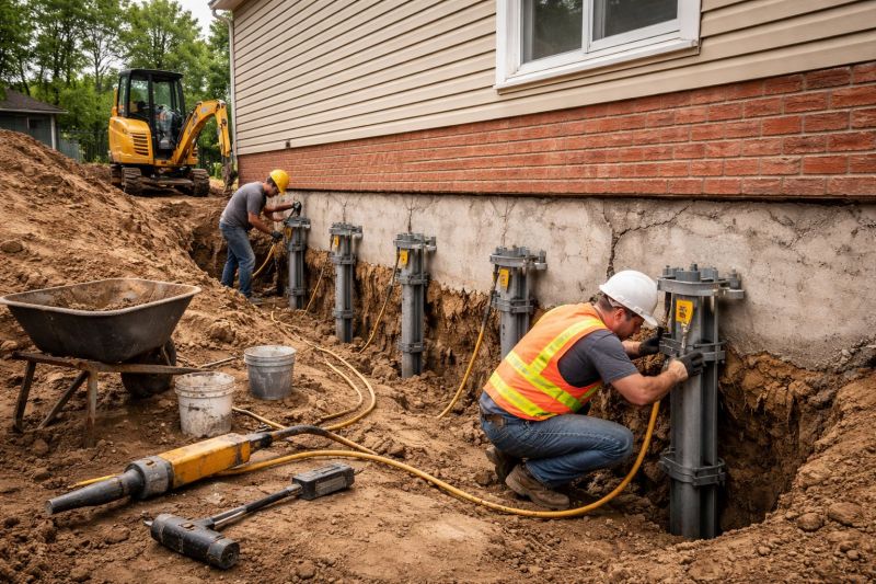 Foundation Pier Repair in Anderson, SC