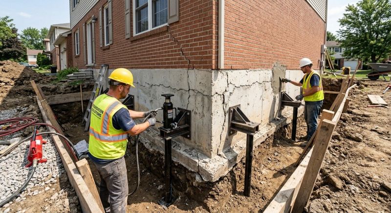 Foundation Pier Repair in Anderson, SC