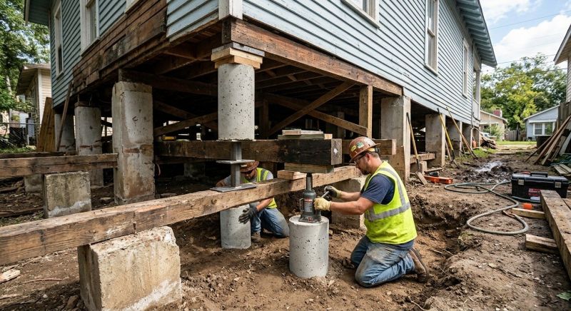 Foundation Pier Repair in Anderson, SC