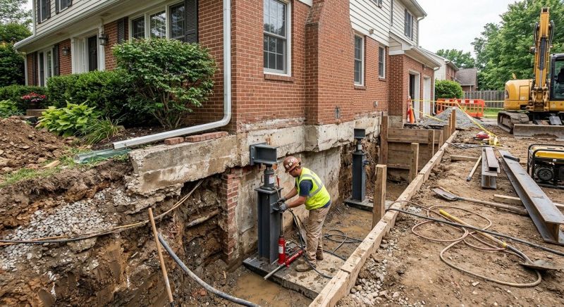 Foundation Raising in Iva, SC