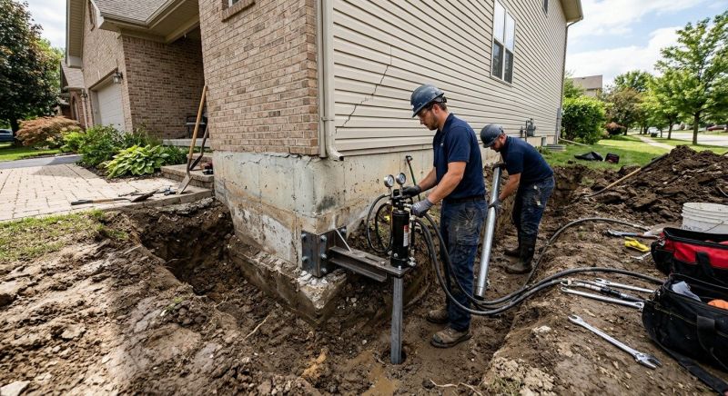 Foundation Settlement Repair in Anderson, SC