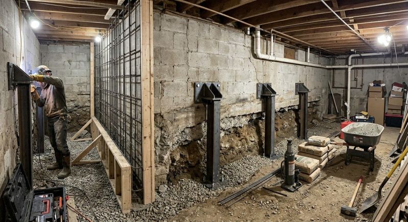 Foundation Stabilizing in Iva, SC