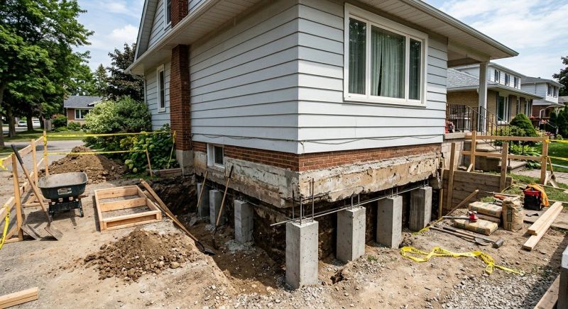 Foundation Underpinning in Anderson, SC