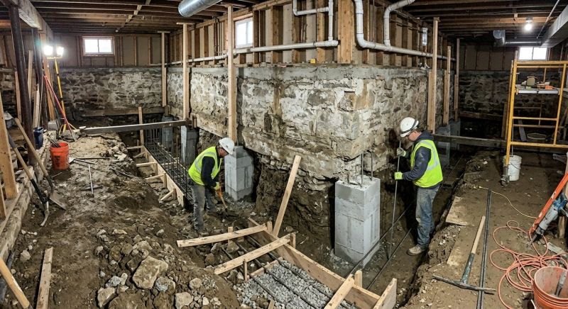Foundation Underpinning in Anderson, SC