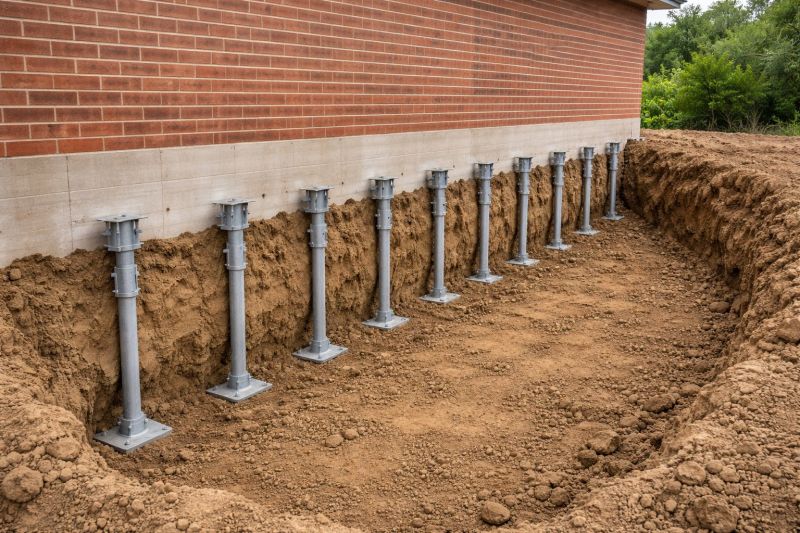 Helical Pile Installation in Anderson, SC