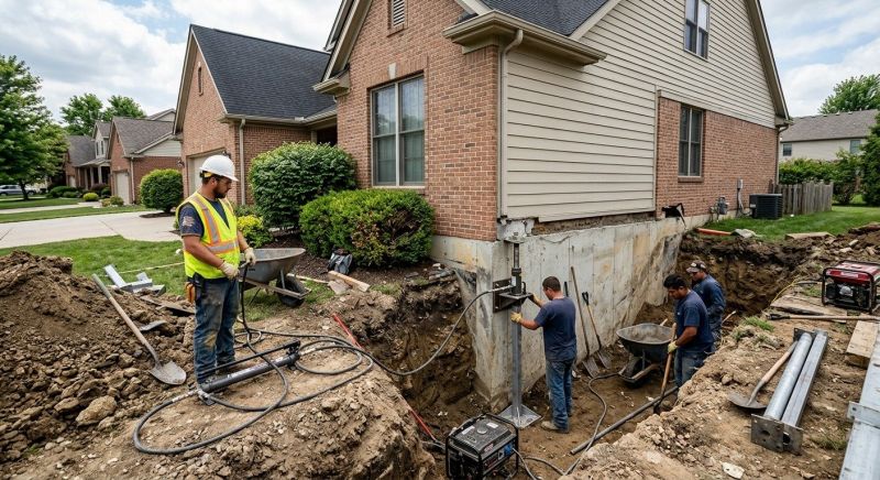 House Foundation Repair in Townville, SC