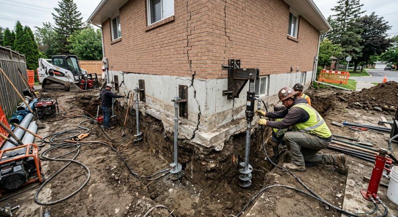 Sinking Foundation Repair in Fair Play, SC