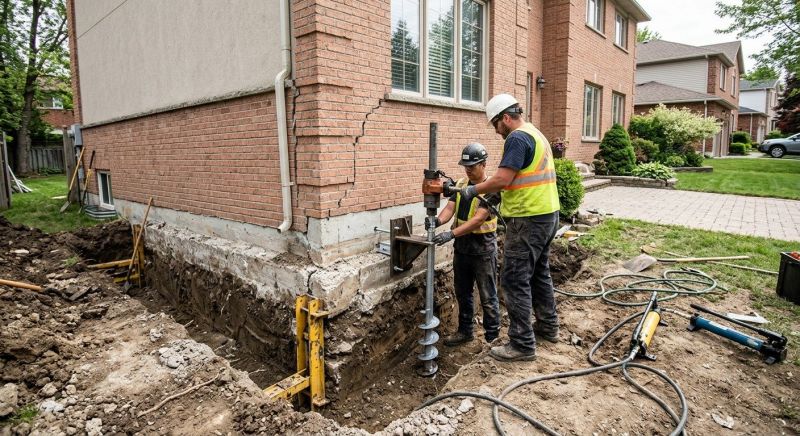 Sinking Foundation Repair in Anderson, SC